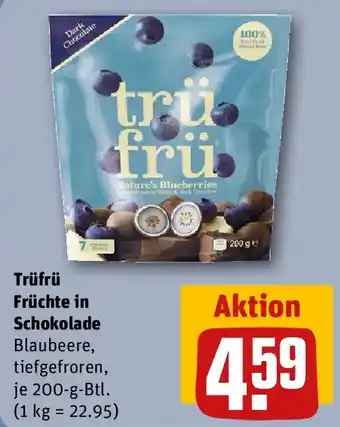 REWE Trüfrü Früchte in Schokolade Angebot