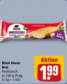 REWE Block House Brot Knoblauch Angebot