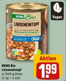 REWE REWE Bio Linseneintopf Angebot