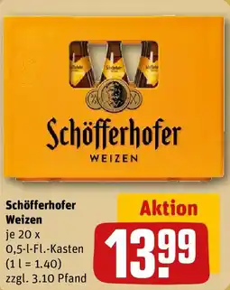 REWE Schöfferhofer Weizen Angebot