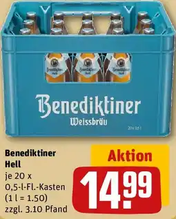 REWE Benediktiner Hell Angebot