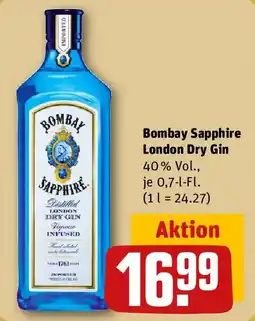 REWE Bombay Sapphire London Dry Gin Angebot