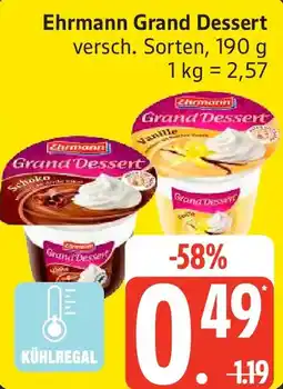 Edeka Ehrmann Grand Dessert Angebot