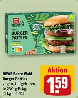 REWE REWE Beste Wahl Burger Patties Angebot