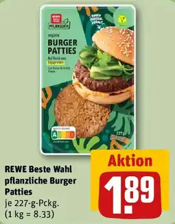REWE REWE Beste Wahl pflanzliche Burger Patties Angebot
