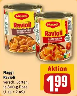 REWE Maggi Ravioli Angebot