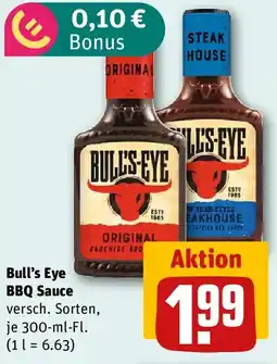 REWE Bull's Eye BBQ Sauce Angebot