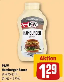 REWE P&W Hamburger Sauce Angebot
