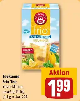 REWE Teekanne Frio Tee Yuzu-Minze Angebot