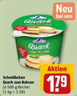 REWE Schwälbchen Quark zum Bakcen Angebot