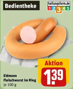 REWE Eidmann Fleischwurst im Ring Angebot