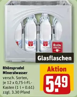 REWE Rhönsprudel Mineralwasser Angebot