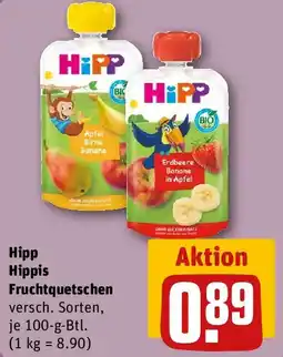 REWE Hipp Hippis Fruchtquetschen Angebot