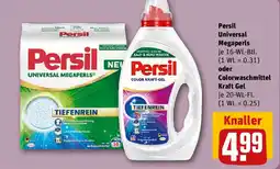 REWE Persil Universal Megaperls oder Colorwaschmittel Kraft Gel Angebot