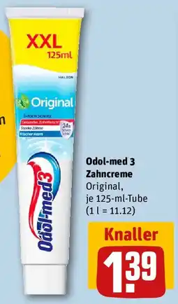 REWE Odol-med 3 Zahncreme Original Angebot