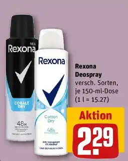 REWE Rexona Deospray Angebot