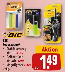 REWE BIC Feuerzeuge Stabfeuerzeug Mini Angebot