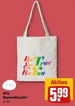 REWE MYU Baumwolltasche Angebot