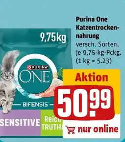 REWE Purina One Katzentrockennahrung Angebot