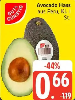 Edeka GUT& GÜNSTIG Avocado Angebot