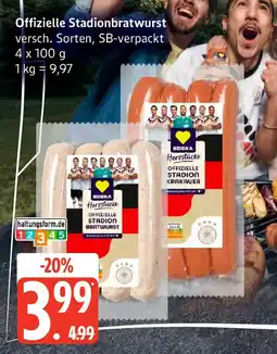 Edeka Offizielle Stadionbratwurst Angebot