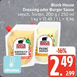 Edeka Block House Dressing oder Burger Sauce Angebot