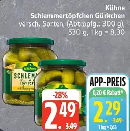 Edeka Kühne Schlemmertöpfchen Gürkchen Angebot