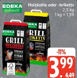 Edeka EDEKA zuhause Holzkohle oder -briketts Angebot