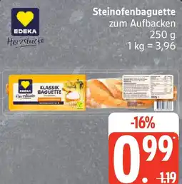 Edeka EDEKA Herzstücke Steinofenbaguette Angebot