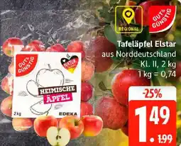 Edeka GUT& GÜNSTIG Tafeläpfel Elstar Angebot