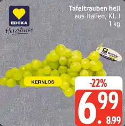Edeka EDEKA Herzstücke Tafeltrauben hell Angebot