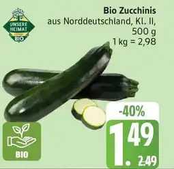 Edeka UNSERE HEIMAT BIO Bio Zucchinis Angebot