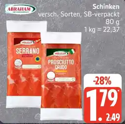 Edeka ABRAHAM Schinken Angebot