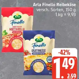 Edeka Arla Finello Reibekäse Angebot