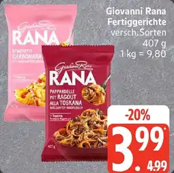 Edeka Giovanni Rana Fertiggerichte Angebot