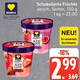Edeka EDEKA Herzstücke Schokolierte Früchte Angebot