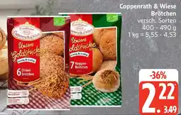 Edeka Coppenrath & Wiess Brötchen Angebot