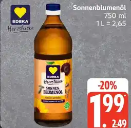 Edeka EDEKA Herzstücke Sonnenblumenöl Angebot