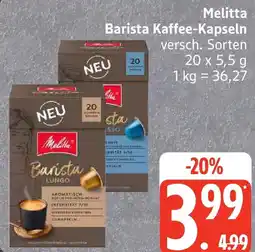 Edeka Melitta Barista Kaffee-Kapseln Angebot