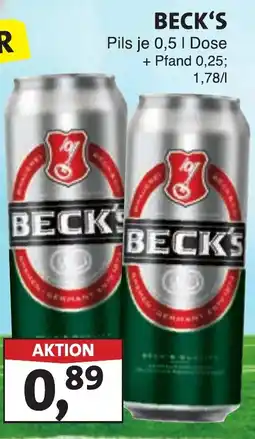 Lösch Depot BECK'S Pils Angebot
