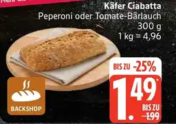 Edeka Käfer Ciabatta Angebot