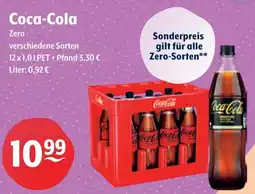 Getränke Hoffmann Coca-Cola Zero Angebot