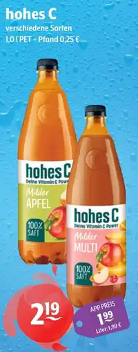 Getränke Hoffmann hohes C Angebot
