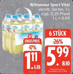 Edeka Wittenseer sport Vital Angebot
