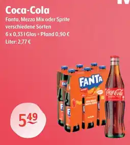 Getränke Hoffmann Coca-Cola, Fanta, Mezzo Mix oder Sprite Angebot