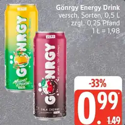 Edeka Gönrgy Energy Drink Angebot