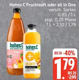 Edeka Hohes C Fruchtsaft oder all in One Angebot