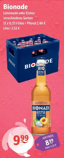 Getränke Hoffmann Bionade Limonade oder Eistee Angebot