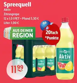 Getränke Hoffmann Spreequell Aktiv Zitrusgrape Angebot