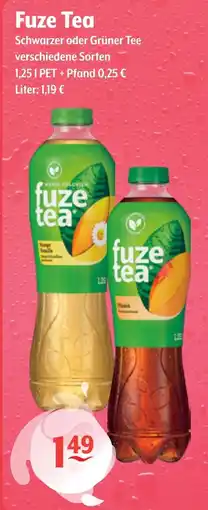 Getränke Hoffmann Fuze Tea Schwarzer oder Grüner Tee Angebot